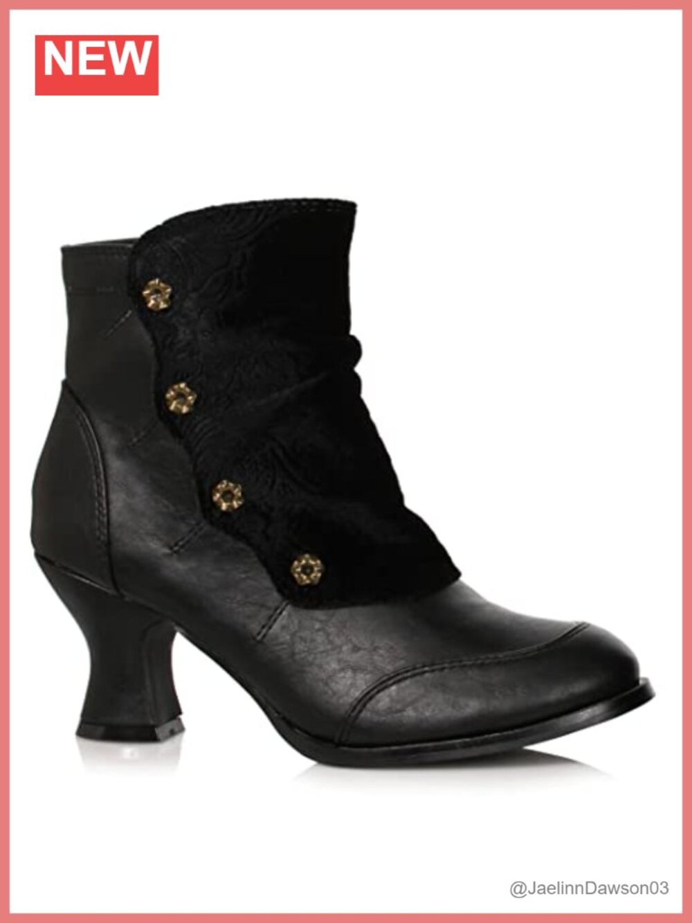 Pointed Toe Stiletto Heel Ankle Bootie Lace Embellished Zip Fashion Boot